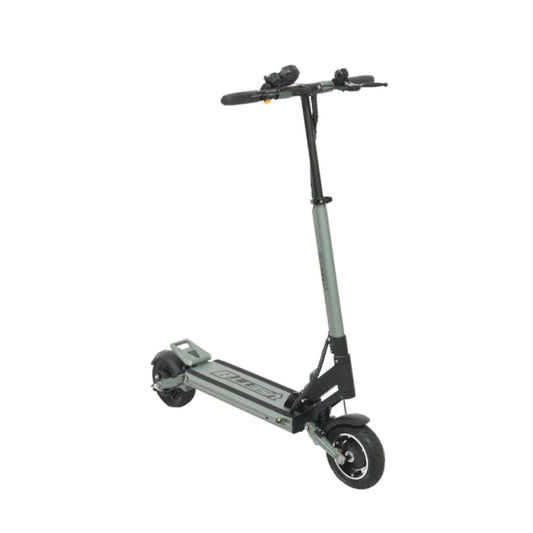 VSETT 8 electric scooter in matte green with black accents, lightweight folding design for urban commuting. Available at ProMechBC – escooter shop and service center in Vancouver.