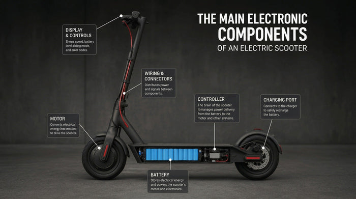 Electric Scooter Electronics Explained: Motors, Batteries & Controllers