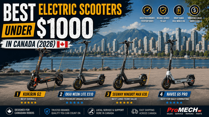 Best Electric Scooters Under $1000 in Canada 2026