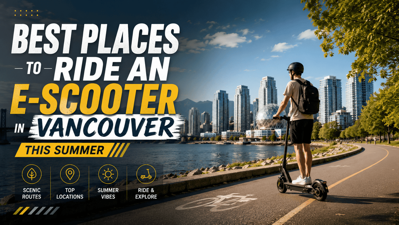 Best Places to Ride an E-Scooter in Vancouver This Summer - ProMechBC