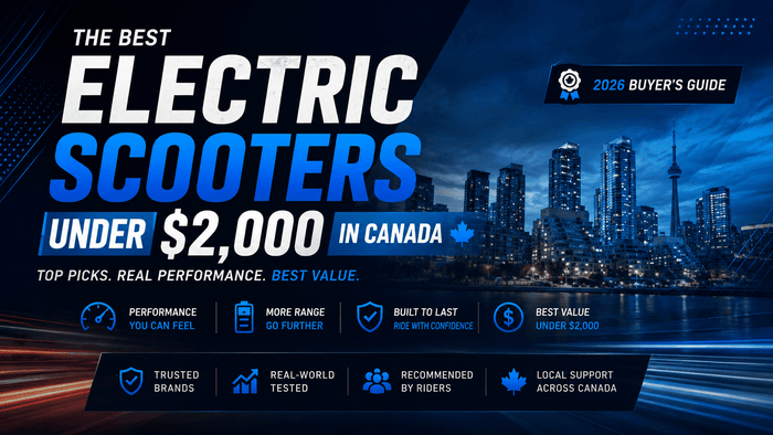 Best Electric Scooters Under $2,000 in Canada