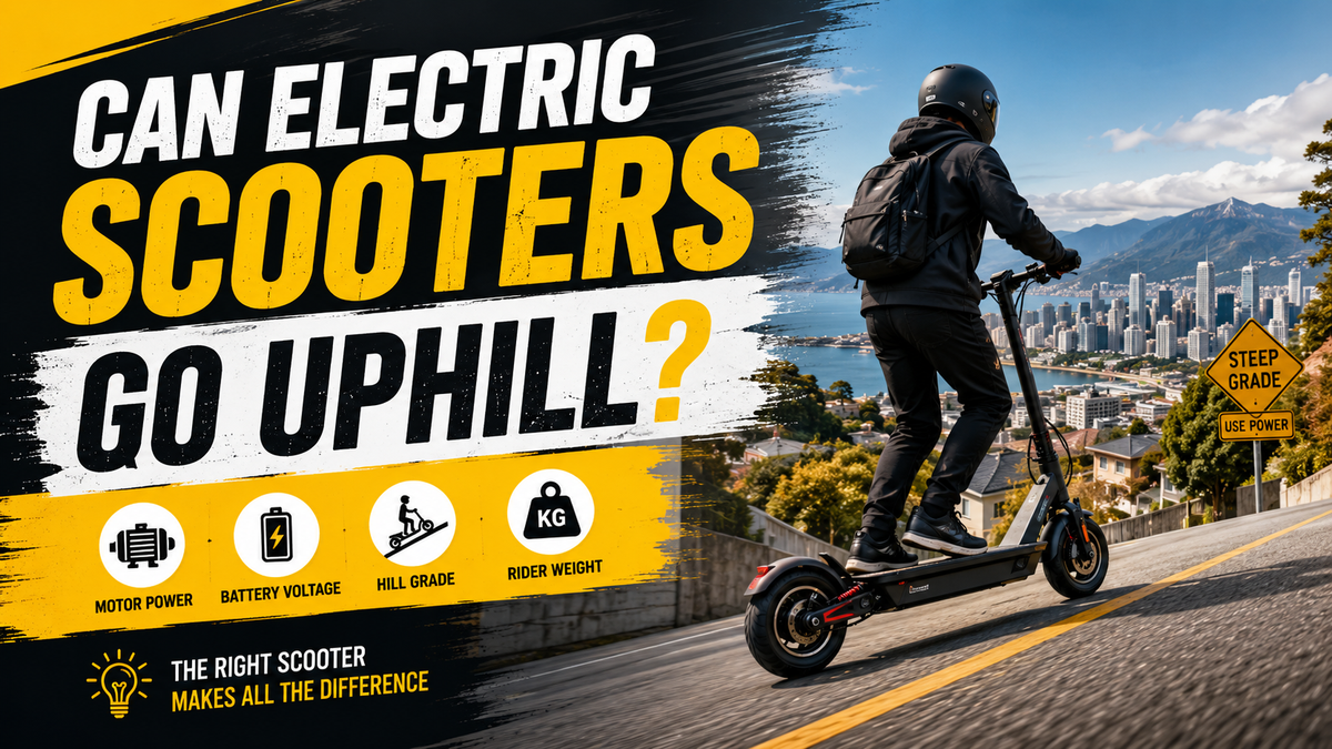 Can Electric Scooters Go Uphill?