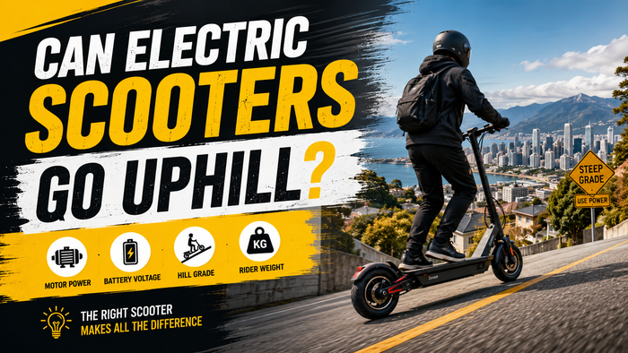 Can Electric Scooters Go Uphill?