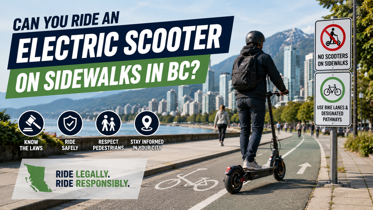 Can You Ride an Electric Scooter on Sidewalks in BC?
