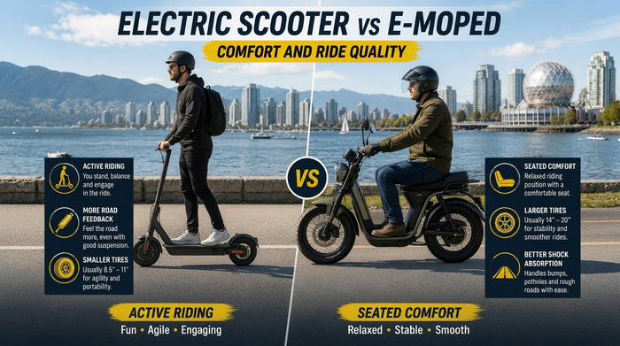 E-Scooter vs E-Moped