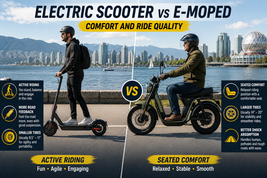 E-Scooter vs E-Moped
