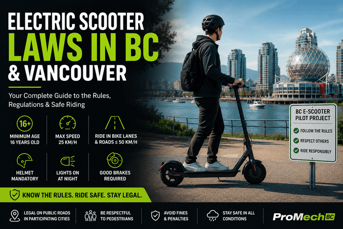 What Is the Legal Age and Rules for Riding an Electric Scooter in BC?