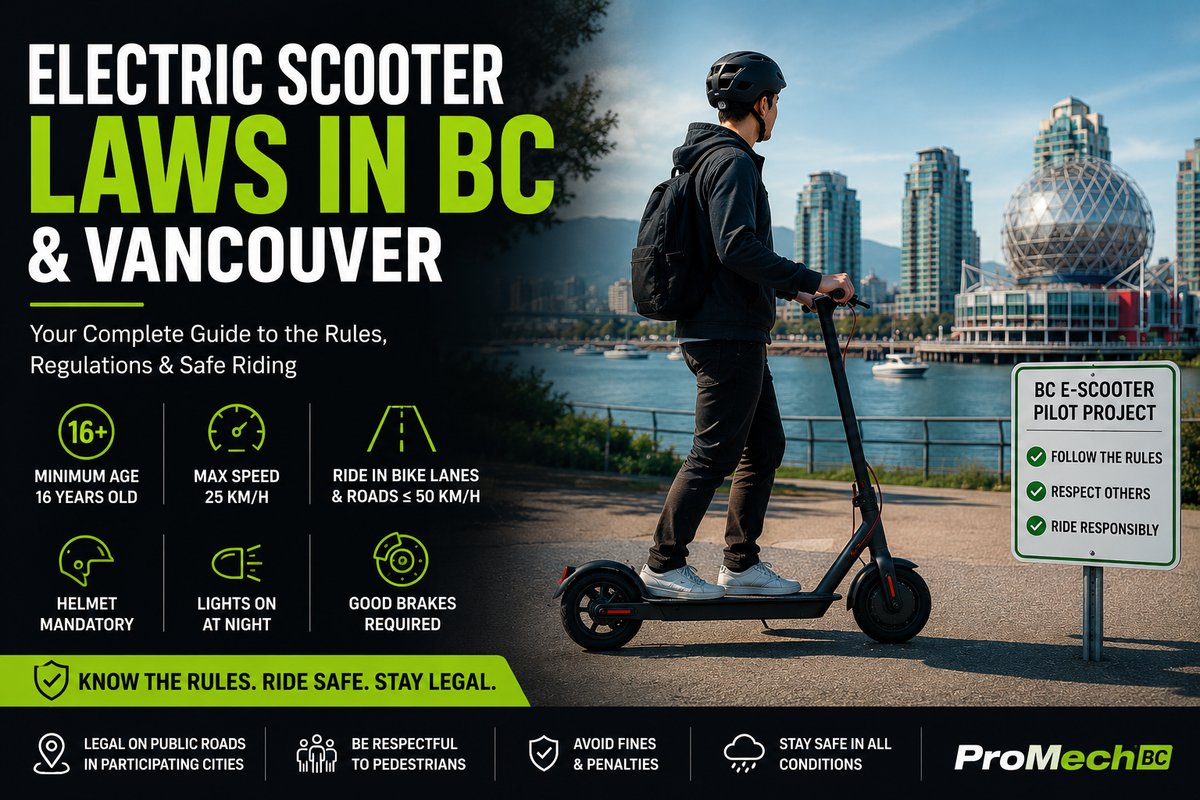 What Is the Legal Age and Rules for Riding an Electric Scooter in BC?