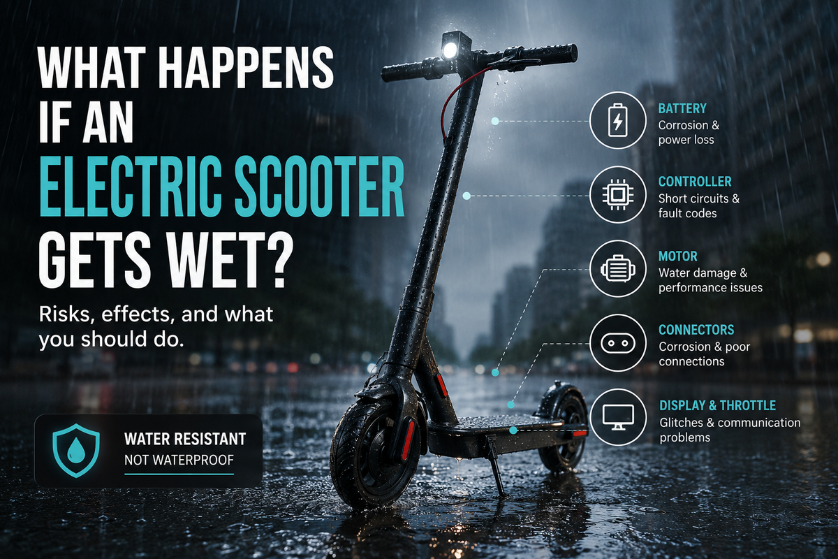 What Happens If an Electric Scooter Gets Wet?