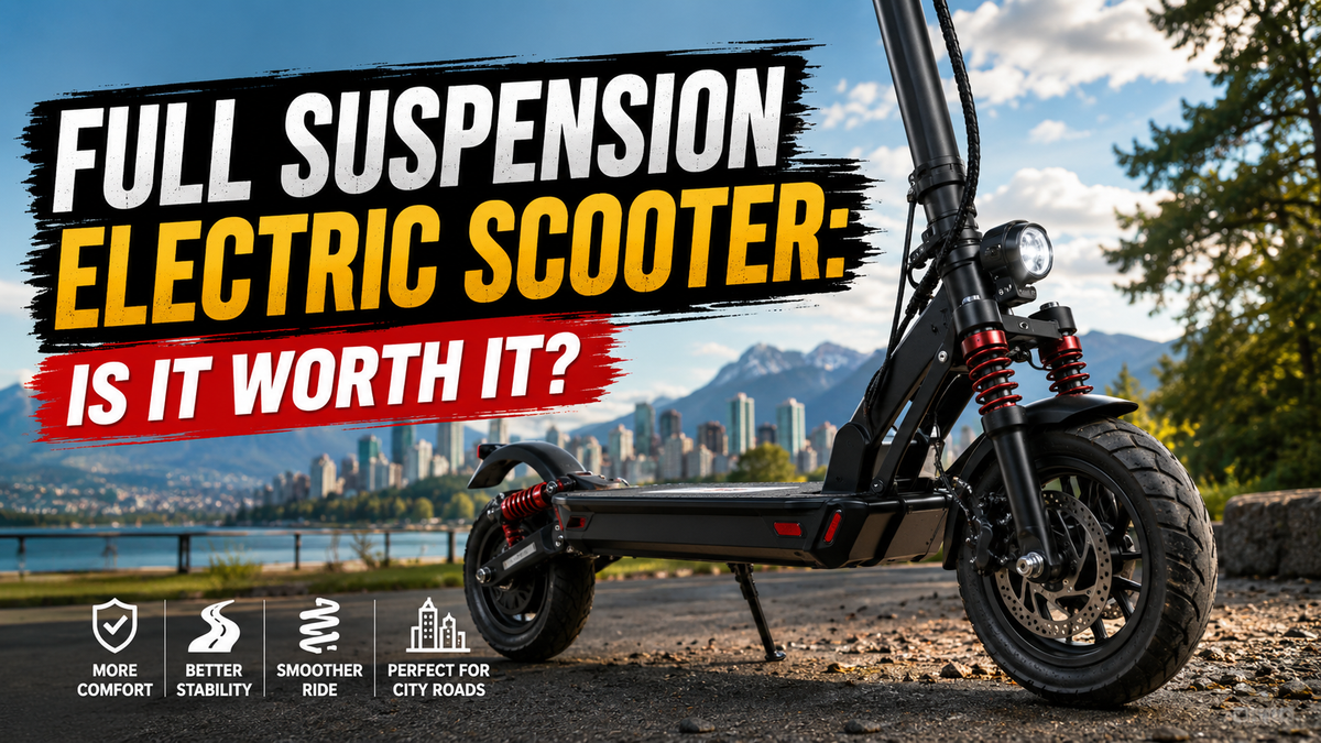 Full Suspension Electric Scooter: Is It Worth It?