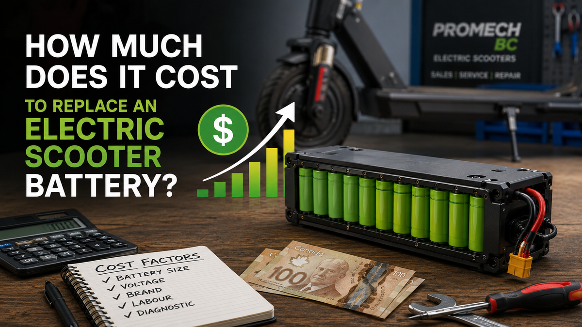 How Much Does It Cost to Replace an Electric Scooter Battery?