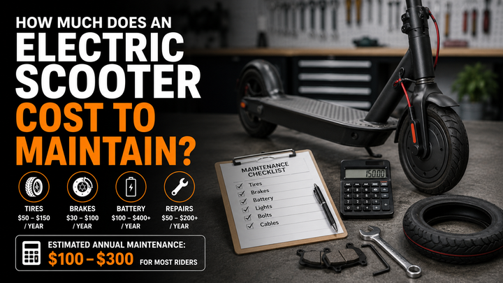 How Much Does an Electric Scooter Cost to Maintain?