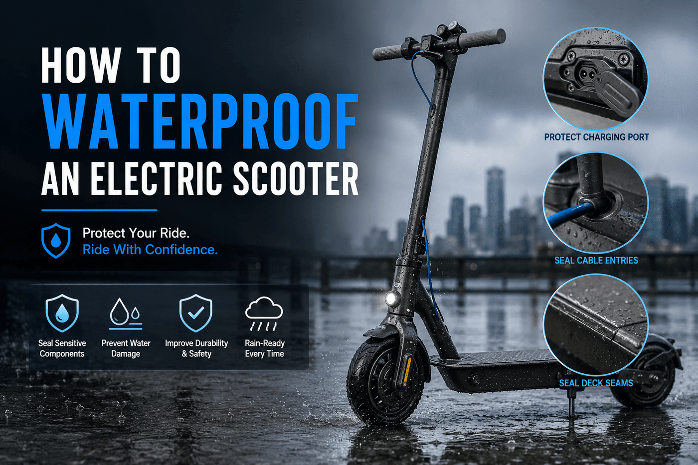 How to Waterproof an Electric Scooter: A Practical Guide for Rainy Rides - ProMechBC