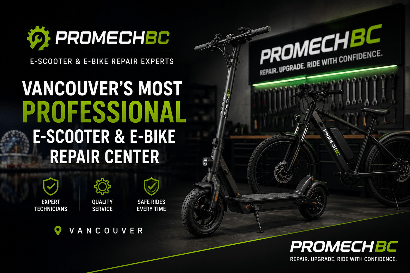Professional E-Bike and Scooter Repair: Why Experts Matter? - ProMechBC