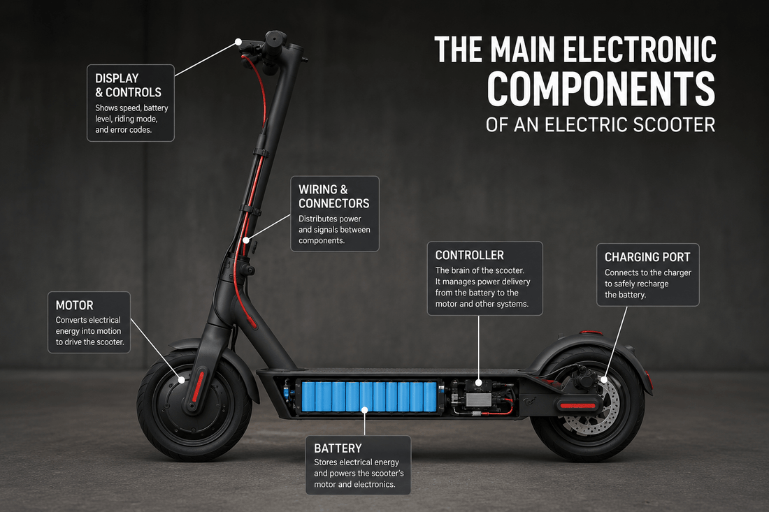Electric Scooter Electronics Explained: Motors, Batteries & Controllers - ProMechBC
