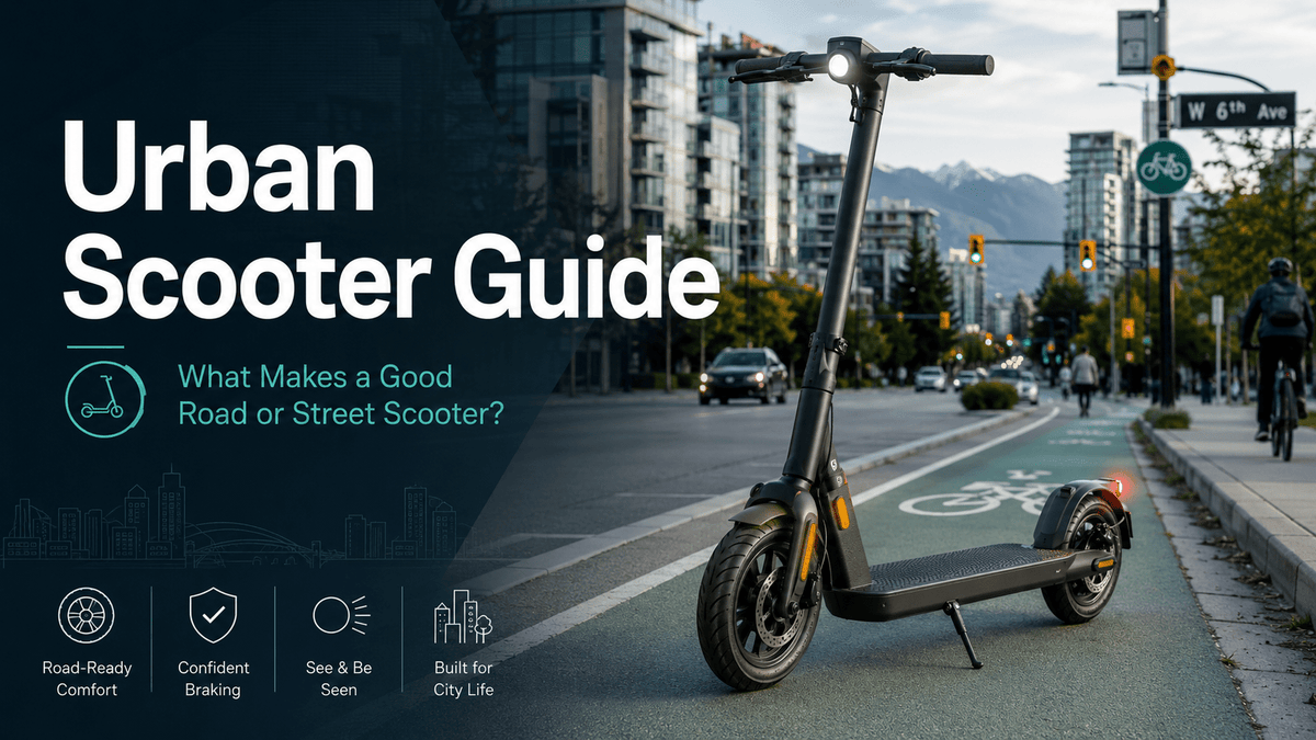 Urban Scooter Guide: What Makes a Good Road or Street Scooter?
