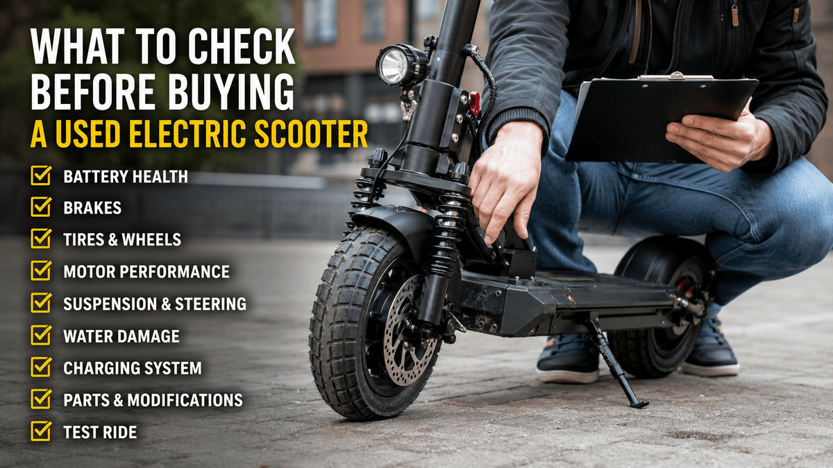 What to Check Before Buying a Used Electric Scooter