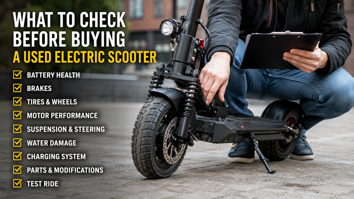 What to Check Before Buying a Used Electric Scooter