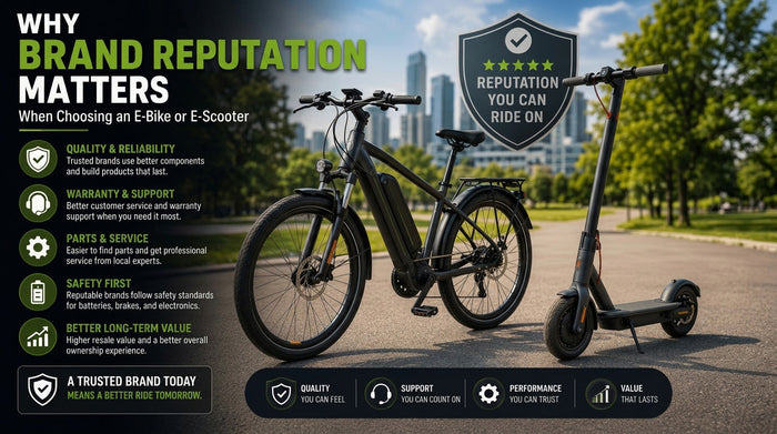 Why Brand Reputation Matters When Choosing an E-Bike or E-Scooter