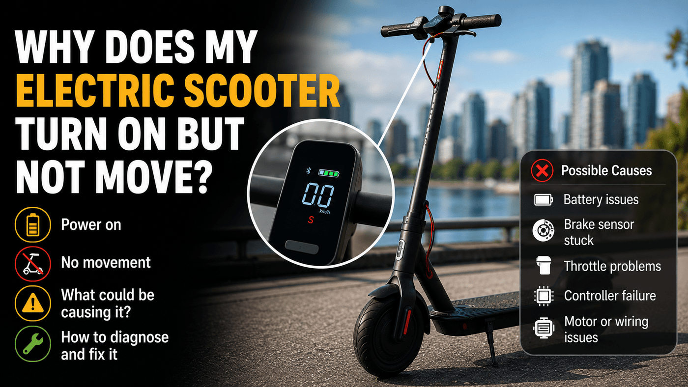 Why Does My Electric Scooter Turn On But Not Move? - ProMechBC