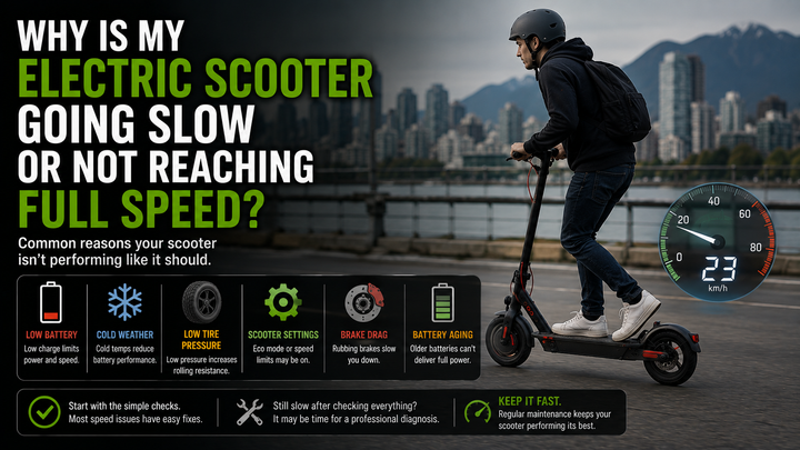 Why Is My Electric Scooter Going Slow or Not Reaching Full Speed?