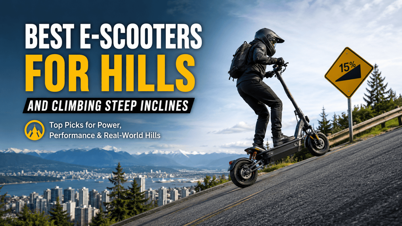 Best E-Scooters for Hills and Climbing Steep Inclines - ProMechBC