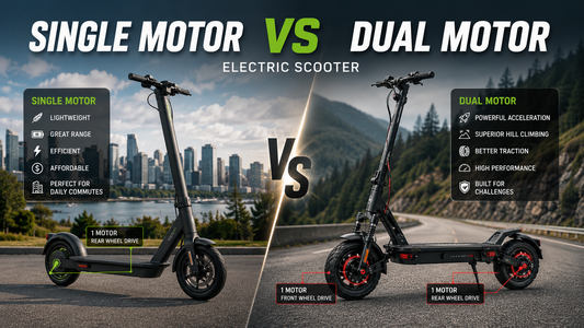 Single Motor vs Dual Motor Electric Scooter