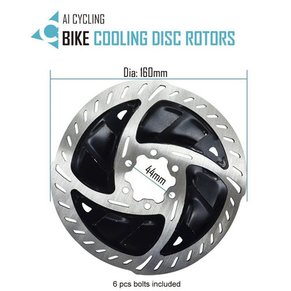 MTB Disc Brake Cooling Fins Rotor - ProMechBC