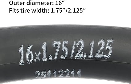 Chambres à air de vélo KENDA 16" 16X1.75/1.95/2.0/2.125 Valve 32 mm