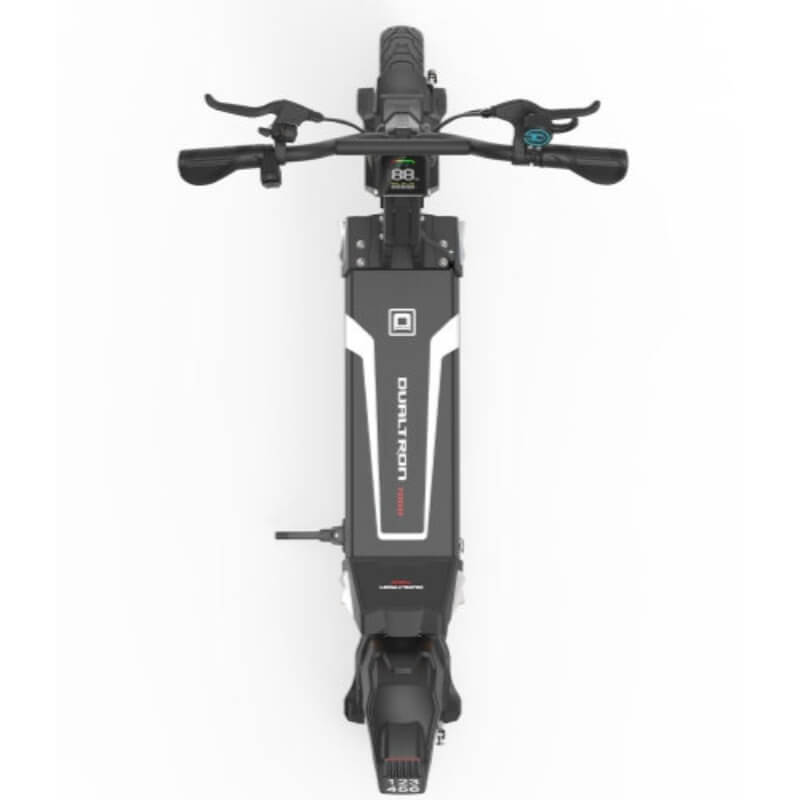 Dual drum brakes, pneumatic tires, and suspension