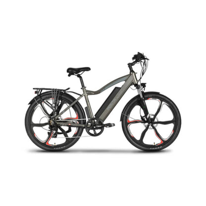 Electric bicycle on a white background