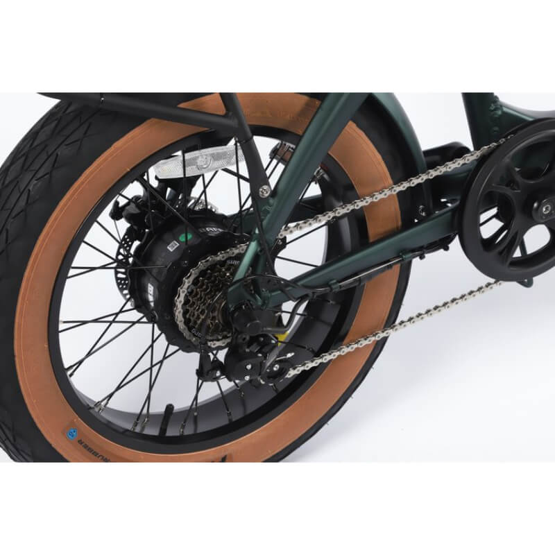 Step-through folding frame for easier storage and access