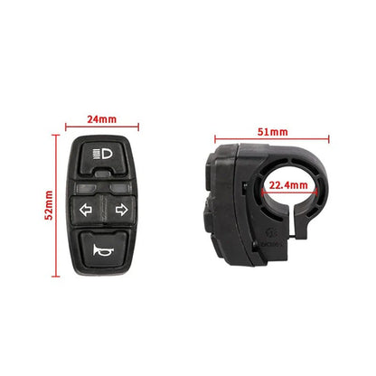 Electric Bike & Scooter Light Switch with Turn Signal - ProMechBC