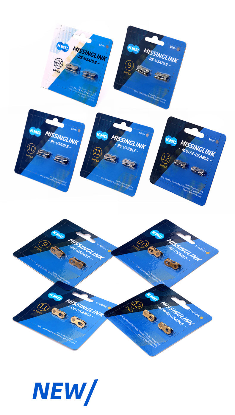 Multiple packages of MissingLink products on a white background with 'NEW' label.