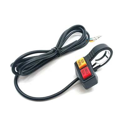 Toggle switch with wiring on a white background