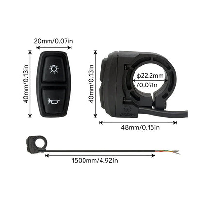 Electric Bike & Scooter Light Switch - ProMechBC