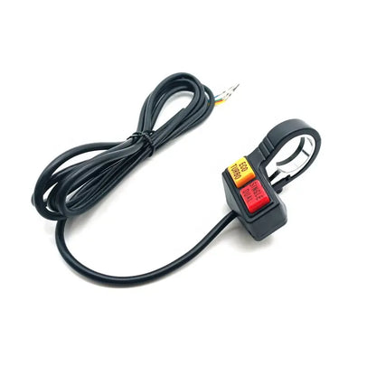 Car reverse camera with cable on a white background