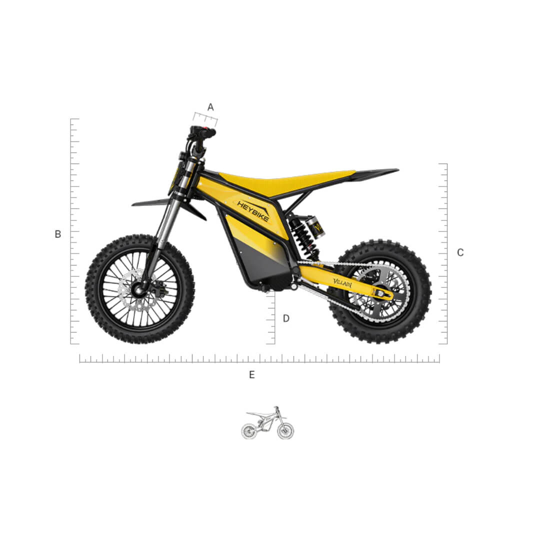 Heybike_Villain dimensions