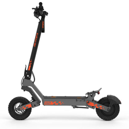 Side profile of Kukirin G2 electric scooter – best all-terrain powerful e-scooter with Kukirin warranty and repair center in Vancouver.