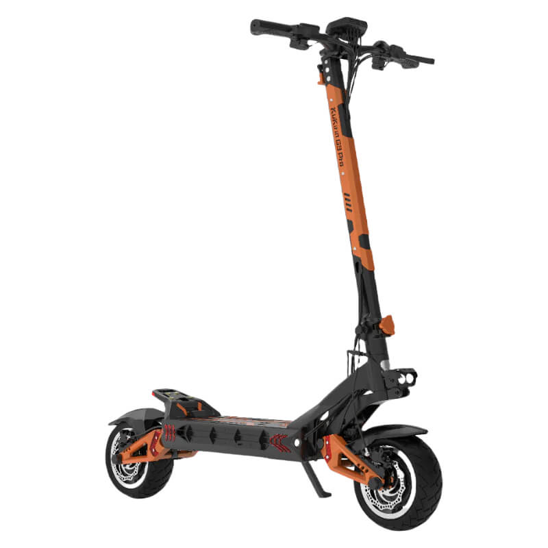 Kukirin G3 Pro dual motor electric scooter with sturdy deck and advanced suspension – fast charging, bright LED lights – available at ProMechBC, Vancouver’s best local scooter shop