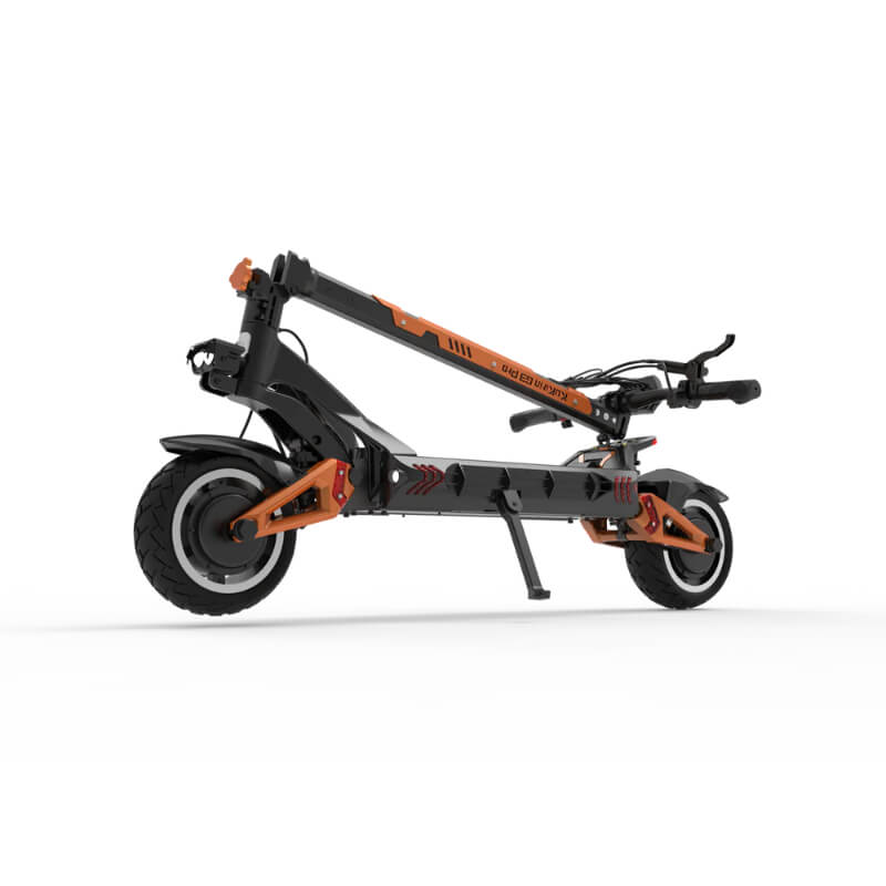 Dual 1200W motors with up to 65 km/h speed