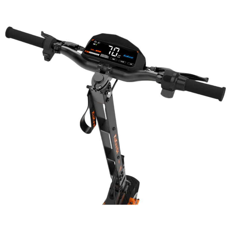 Kukirin G4 handlebar display – advanced digital control panel of powerful escooter with speed, battery and mode settings, available at Kukirin shop Vancouver.