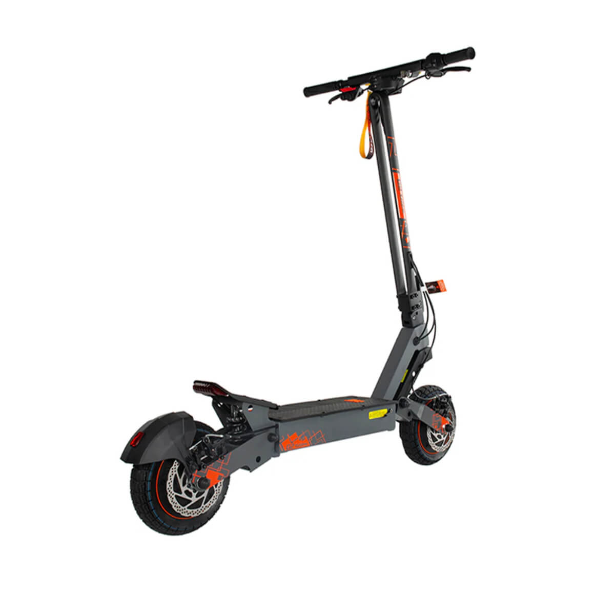 Full suspension with disc and electronic braking