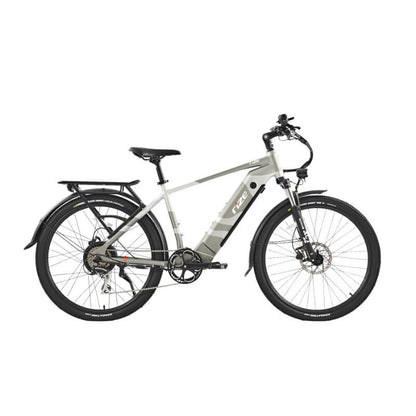 Electric bicycle on a white background