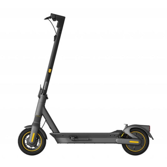 Gray electric scooter on a white background