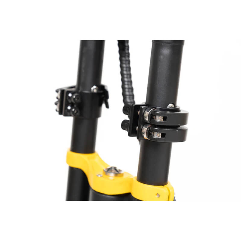 Hydraulic brakes, hydraulic suspension and 11×4-inch tires