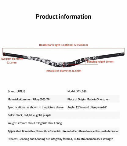 Bicycle handlebar MTB handlebar - ProMechBC