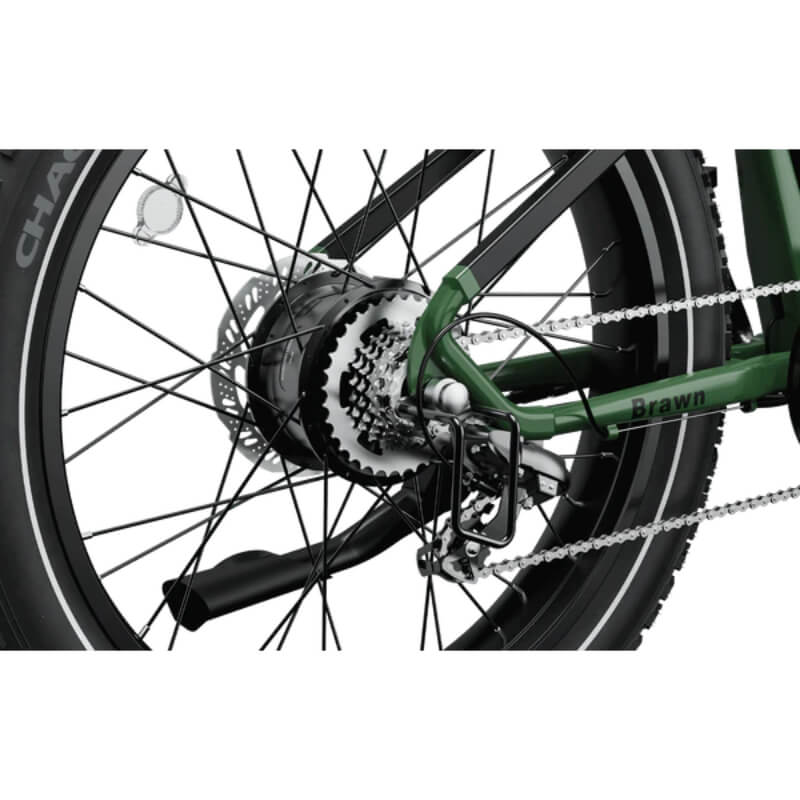 Shimano 7-speed gearing with Heybike App support