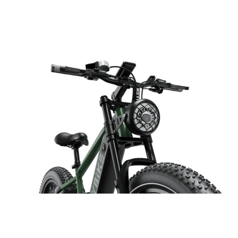 48V 18Ah battery with up to 65 miles pedal-assist range