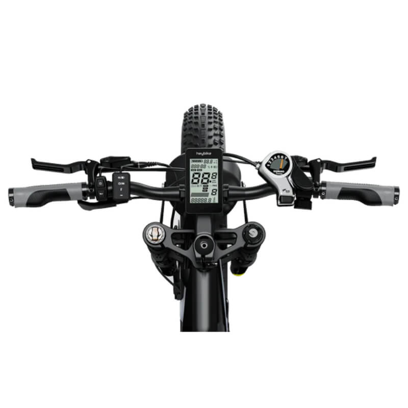 Hydraulic brakes and suspension with 26 × 4-inch fat tires